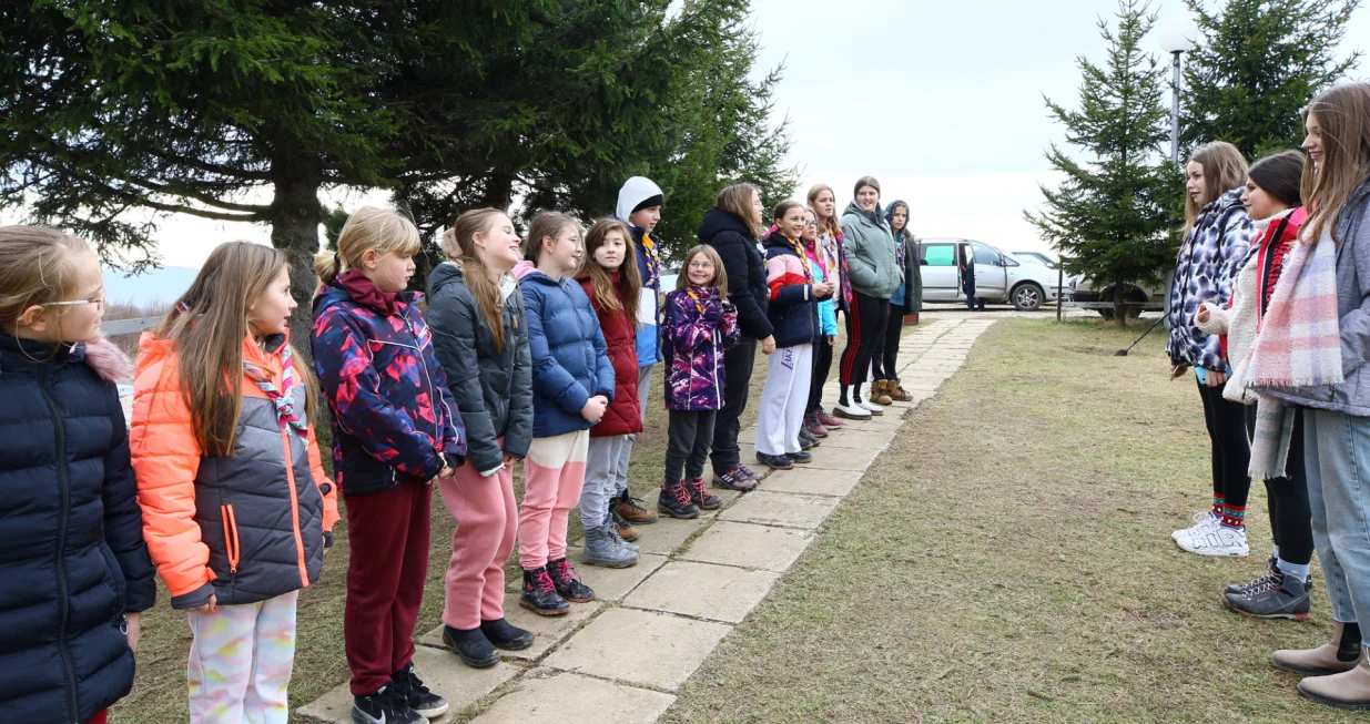 Postrojavanje izviđača/Muhamed Tunović