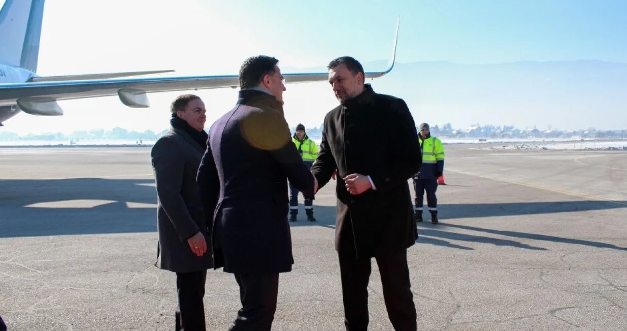 Mark Rutte stigao u posjetu BiH, dočekao ga Elmedin Konaković/