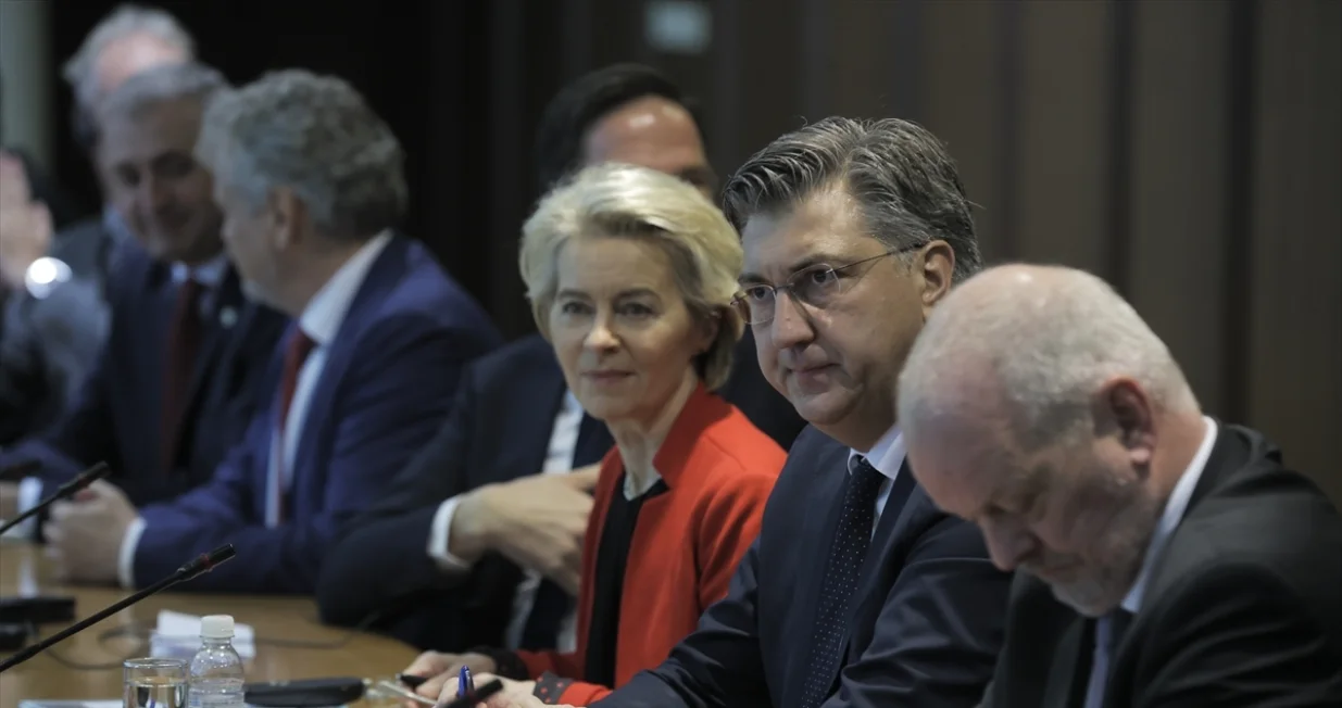 Andrej Plenković stigao na sastanak, Vijeće ministara BiH, EU zvaničnici/Anadolija/