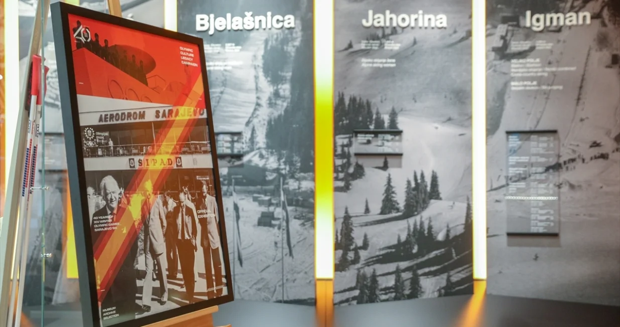Izložba "40 godina od Zimskih Olimpijskih igara - Sarajevo 84"/ Anadolija/