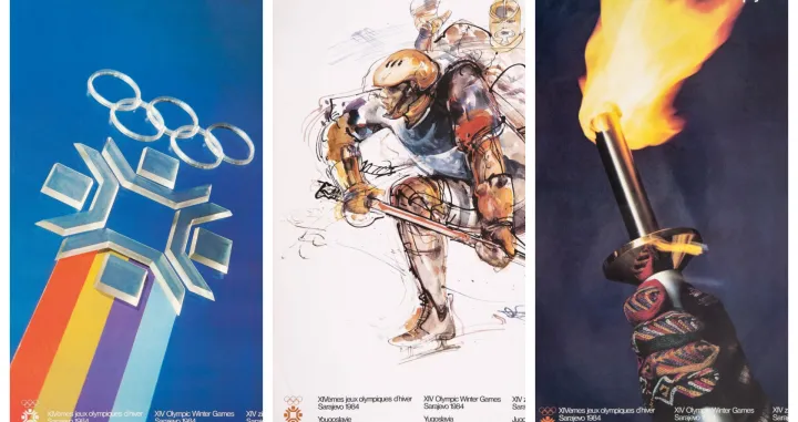 Kolaž plakata Olimpijada/