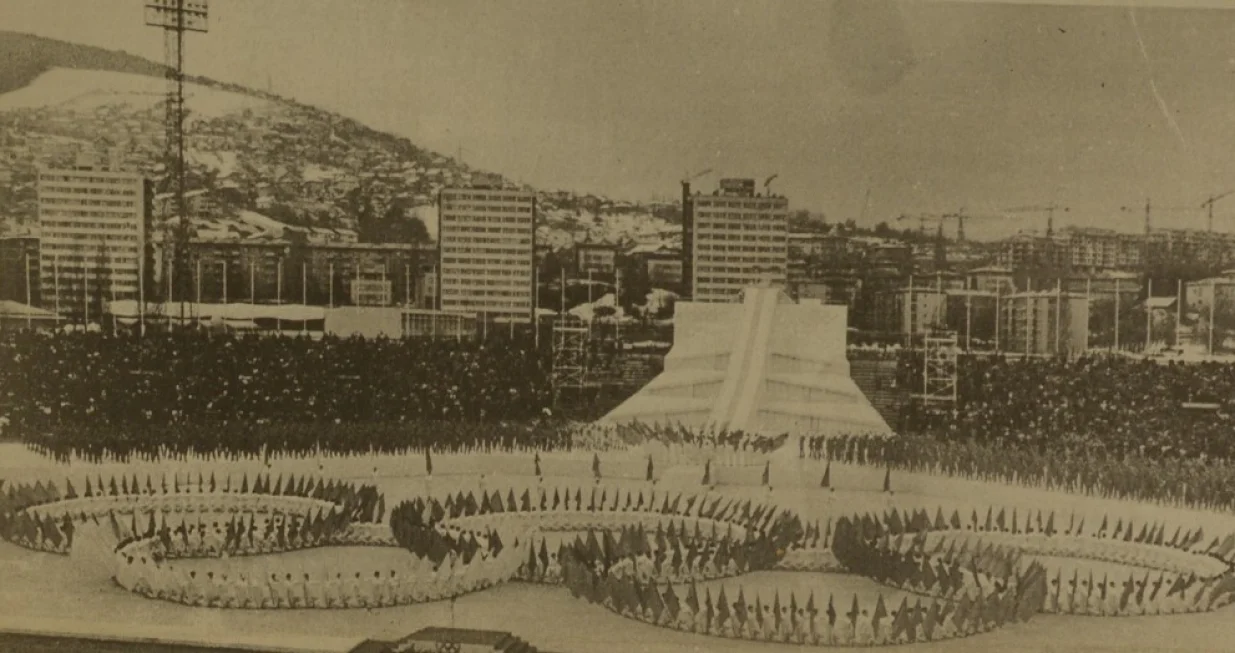 Olimpijski krugovi mira, mladosti i prijateljstva na stadionu Ko&scaron;evu