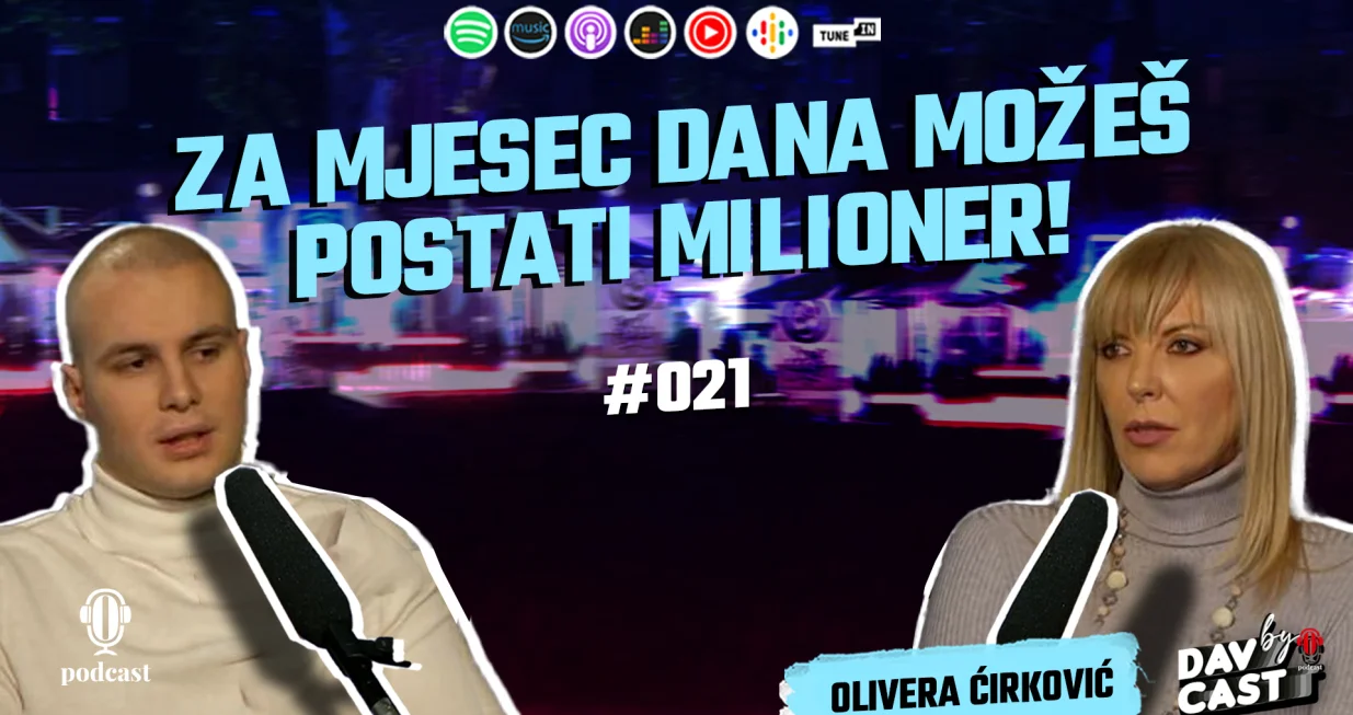 Davcast: Olivera Ćirković je u 90 minuta podcast razgovora podijelila svoju životnu priču/
