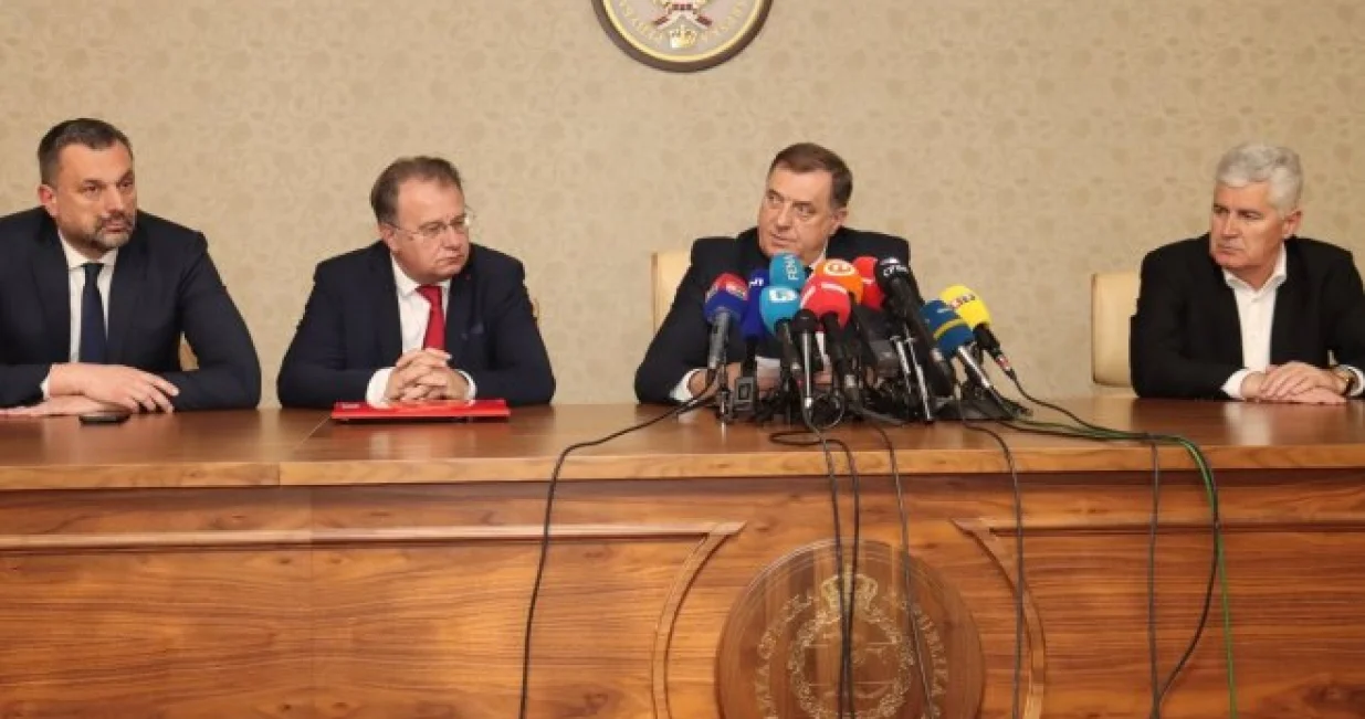 milorad dodik dragan čović trojka koalicija elmedin konaković nermin nik&scaron;ić/