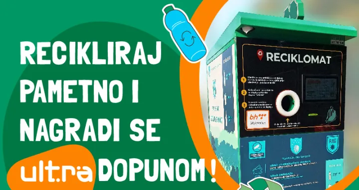 Reckiliranje, reciklomat, ultra dopuna, BH Telecom/