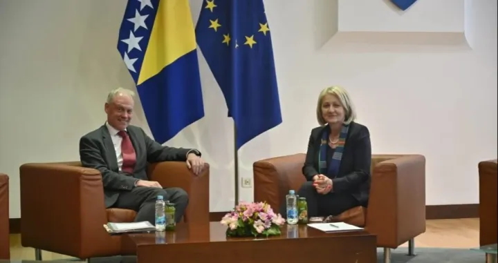 Borjana Krišto sa evropskim zvaničnicima/