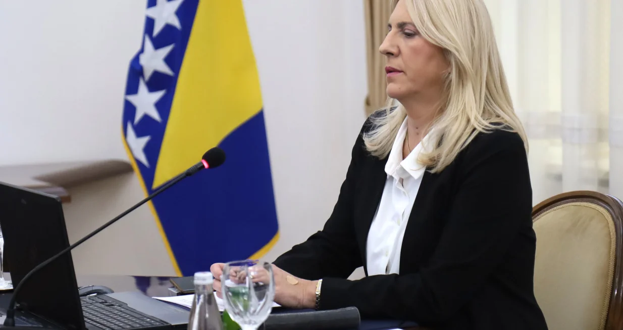 Predsjedništvo BiH sjednica Željka Cvijanović/Senad Gubelić