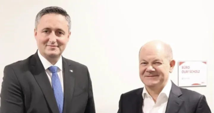 Bećirović i Scholz: Odnosi BiH i Njemačke dobri i prijateljski/