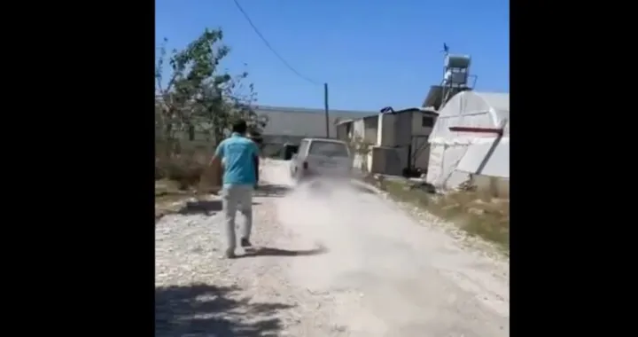 zavezao komšiju i vukao ga autom/