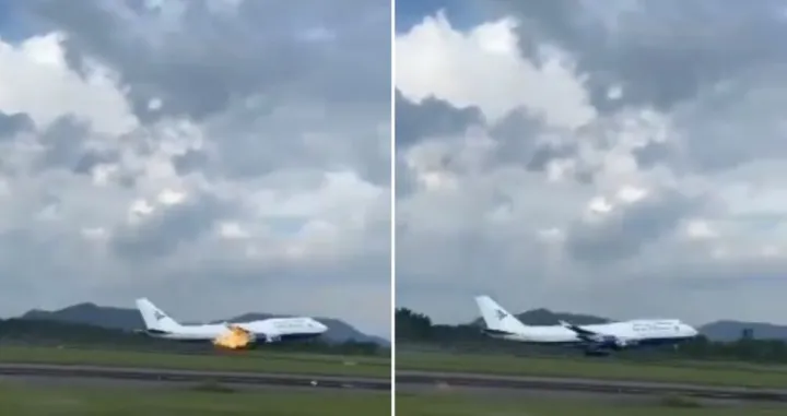 Avion prinudno sletio/Printscreen/X.com/