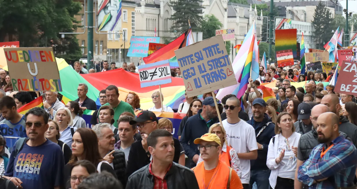 BH Povorka ponosa 2023 ponosno zajedno/Senad Gubelić