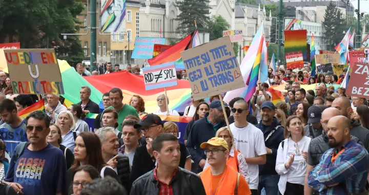 BH Povorka ponosa 2023 ponosno zajedno/Senad Gubelić