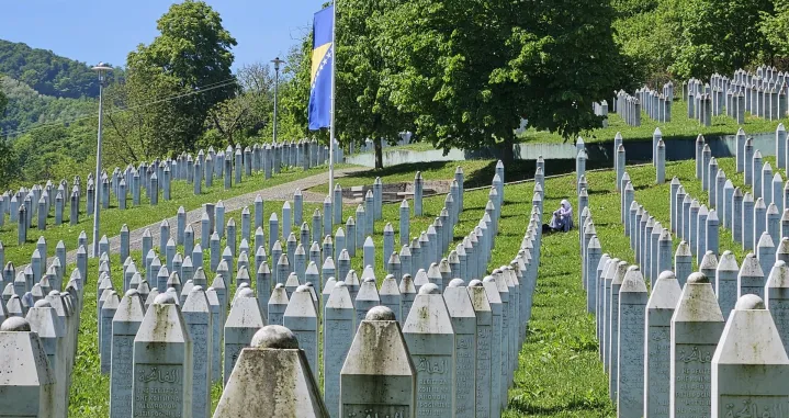 Potočari mezarje MC Srebrenica/Lejla Sofradžija