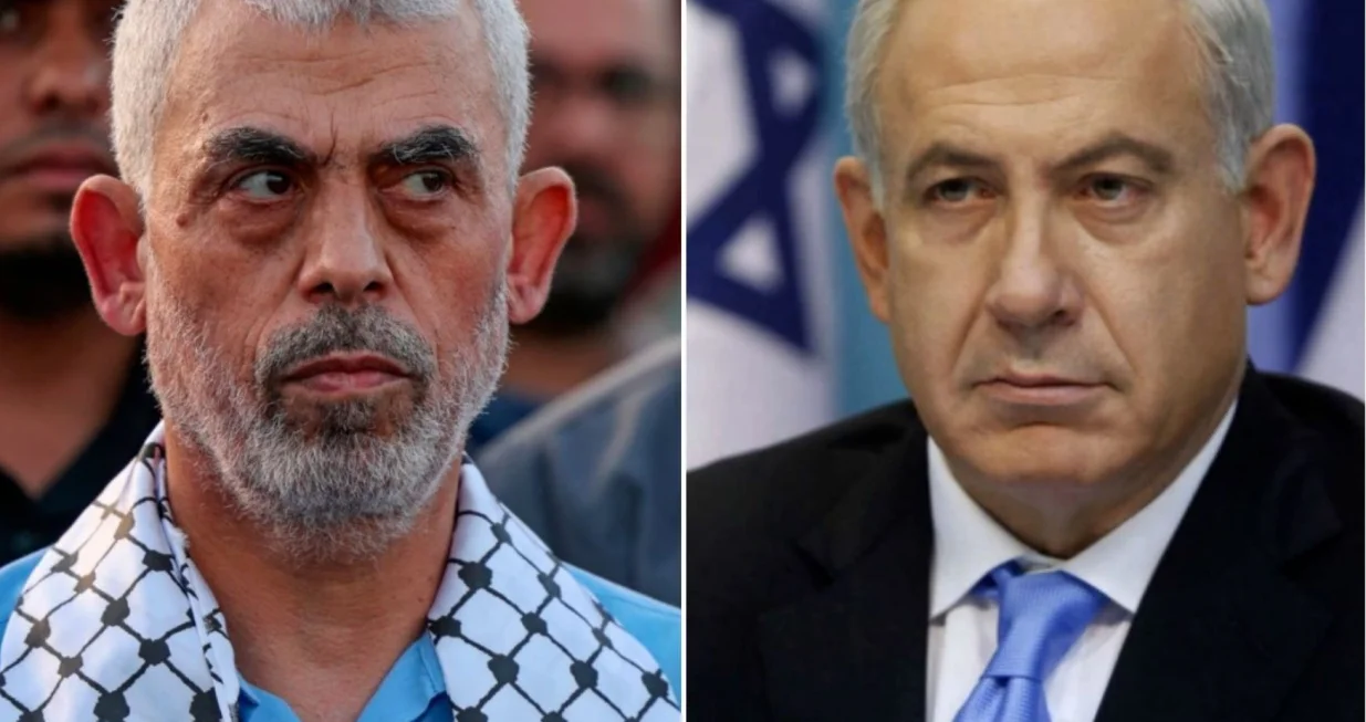 Sinwar i Natanyahu/Almir Sarenkapa