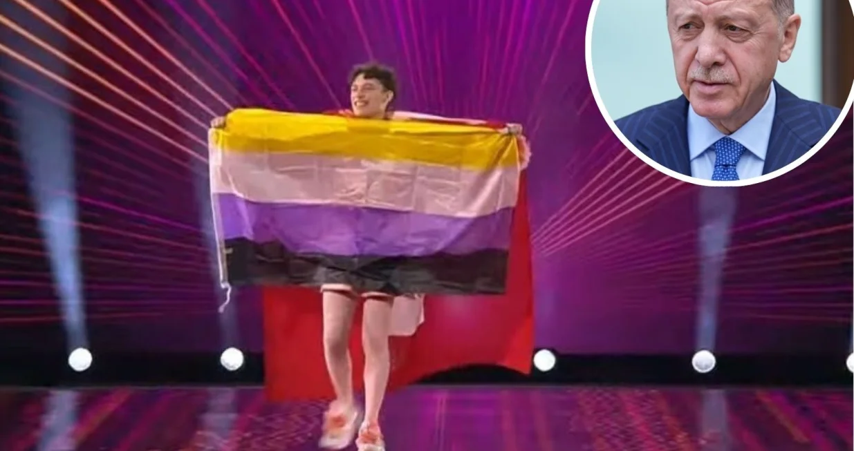 Erdoganu nije "legao" ovogodišnji pobjednik, Švicarac Nemo/Almir Sarenkapa