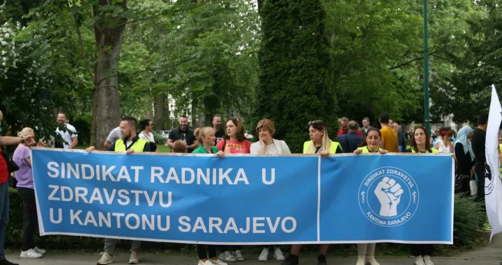 Protest je počeo u 12 sati/Damir Deljo/