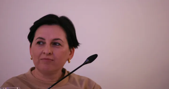 Anastasiya Stanko, IPI, Navigating Crises: Journalism at a turning point u Holiday Innu, Sarajevo/Damir Deljo