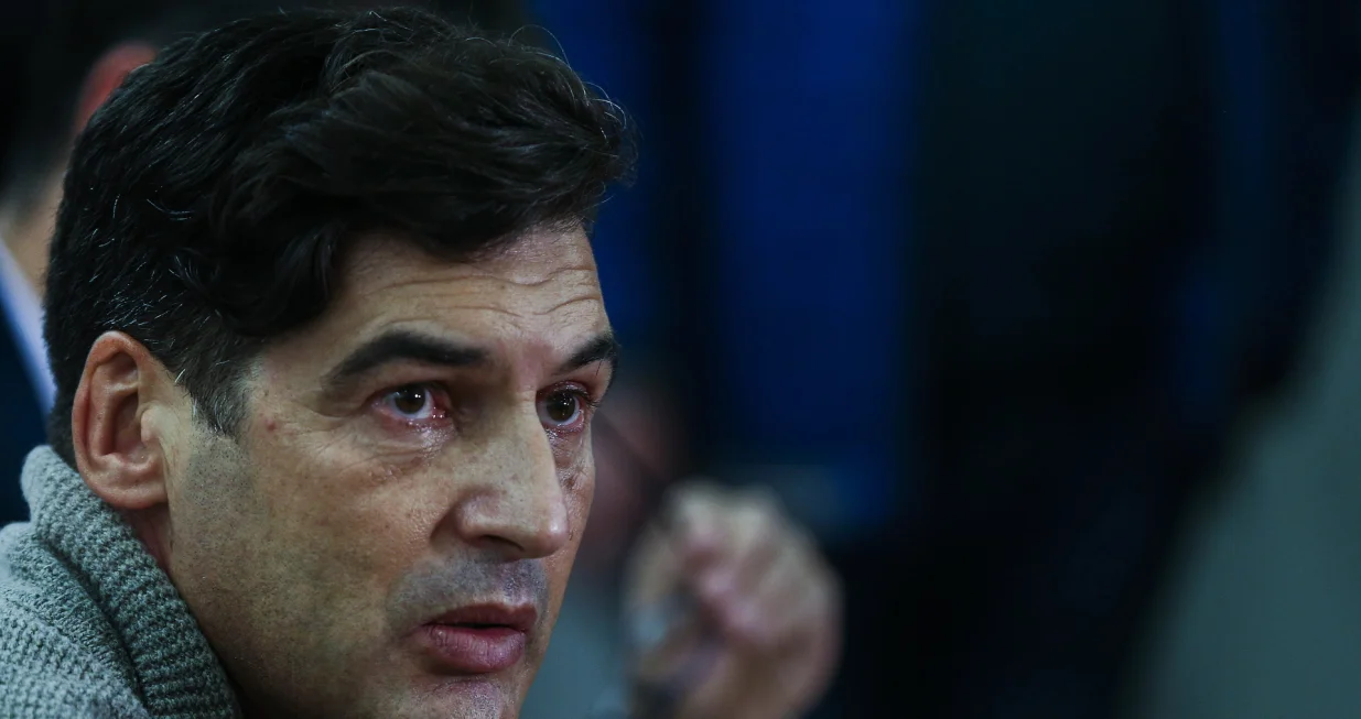epa09792778 Former head coach of the Ukranian Shakhtar Donetsk soccer team, Portuguese Paulo Fonseca, during a press conference after his arrival at Humberto Delgado Airport, in Lisbon, Portugal, 28 February 2022. Portuguese and Portuguese-Ukrainian citizens who left Ukraine in the last few days, organized by the Portuguese Embassy in Kiev, and others by their own means, arrived in Lisbon on a flight from Bucharest. Russian troops entered Ukraine on 24 February prompting the country's president to declare martial law and triggering a series of severe economic sanctions imposed by Western countries on Russia. EPA/MANUEL DE ALMEIDA