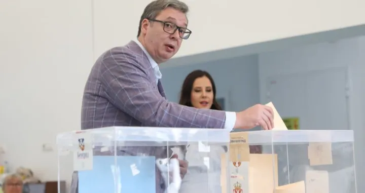 Aleksandar Vučić, supruga Tamara, glasao na izborima, izbori u Srbiji/Telegraf.rs/