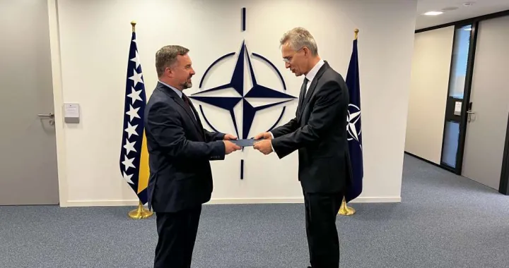 Vanja Filipović i Jens Stoltenberg/