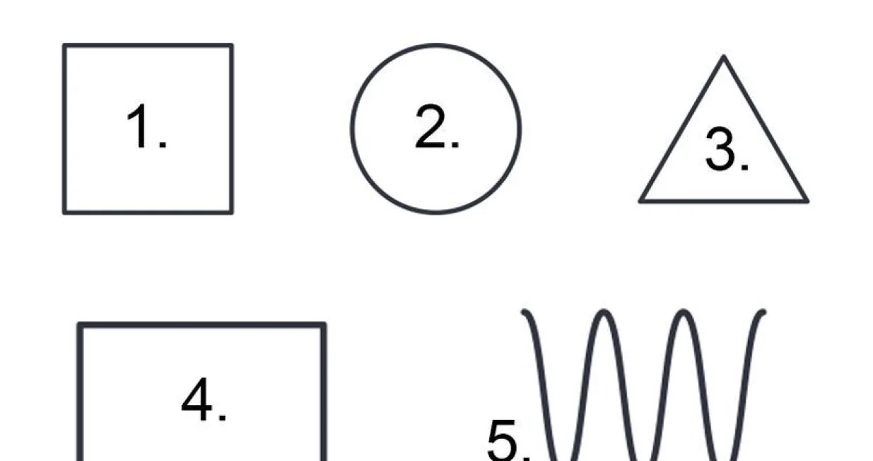 geometrijski oblik, oblici, test ličnosti/Cdm