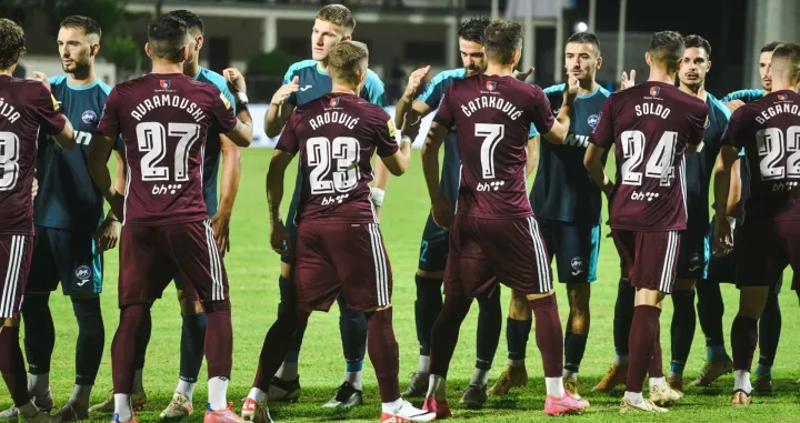 GOŠK - SarajevoDaniel AvramovskiSlaviša RadovićFaruk GogićFilip Mihaljević Hamza ČatakovićVinko SoldoAmar Beganović 