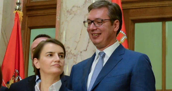 Brnabić i Vučić/