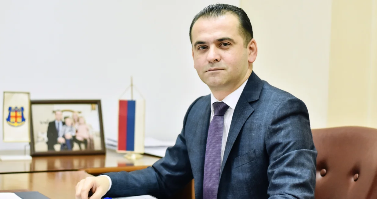 Načelnik Opštine Šamac Đorđe Milićević/Janja Bijelic