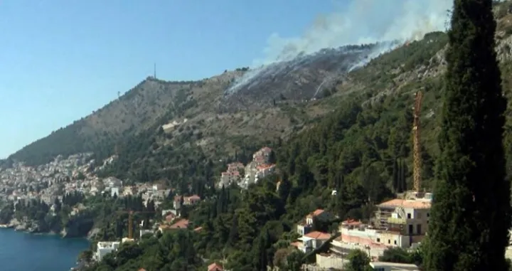 požar dubrovnik Screenshot: HRT/