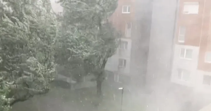 Veliko nevrijeme u Ljubljani/ Meteoinf/