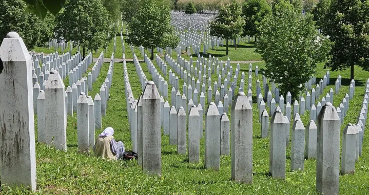 Potočari mezarje MC Srebrenica/Lejla Sofradžija