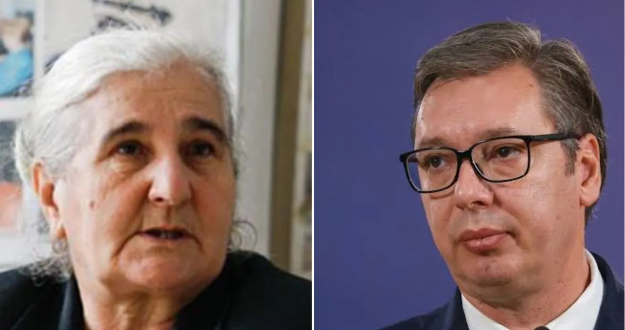 Munira Subašić i Aleksandar Vučić/Almir Sarenkapa