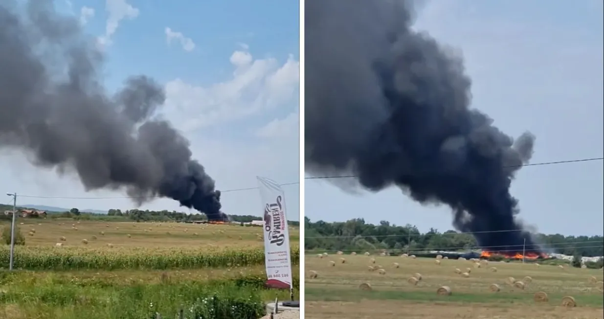 Požar na deponiji/ Facebook/