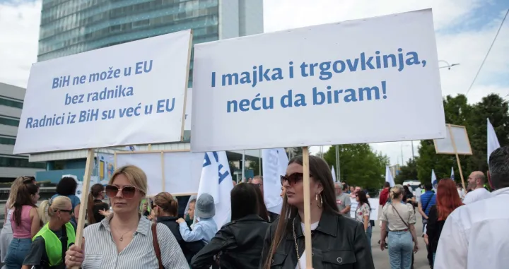 Prvomajski protestni marš, Sindikat radnika trgovine i uslužnih djelatnosti Bosne i Hercegovine (STBiH)/Stbih