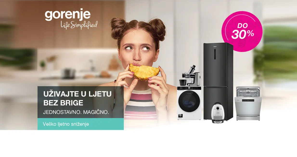 Gorenje, uživajte u ljetu bez brige/