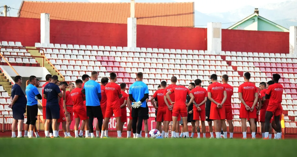Trening FK Velež