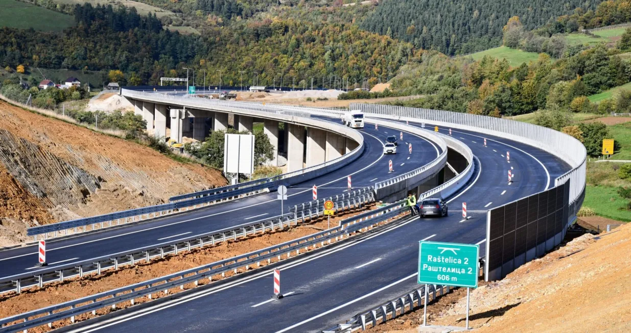 Autoput, Raštelica, autoput traka, radovi na autoputu, Koridor VC/