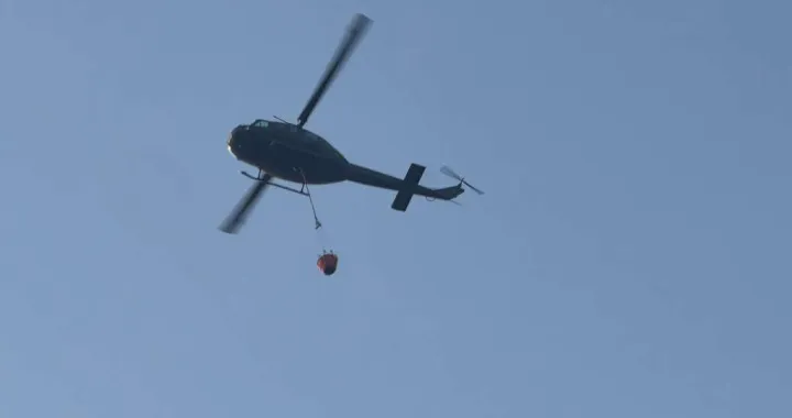 U gašenju učestvovao i helikopter OS BiH/Fena/