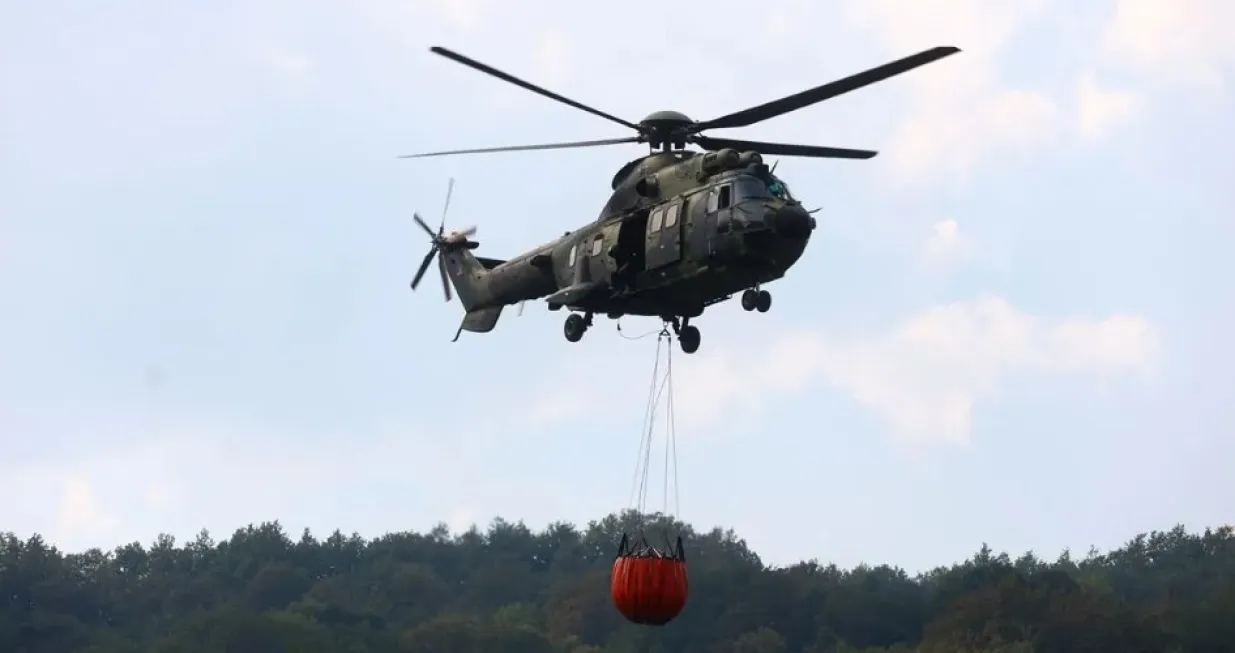 helikopter gašenje požara/Ilustracija/