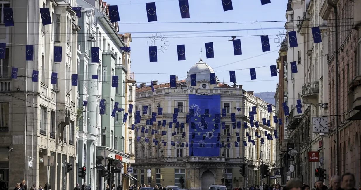 Istaknute zastave EU/Anadolija/