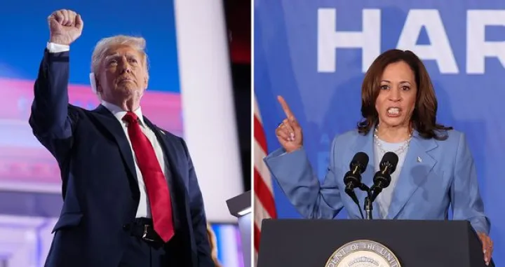 kamala harris donald trump/