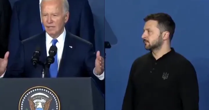 Bidenov novi gaf i ereakcija Zelenskog/Screenshot/