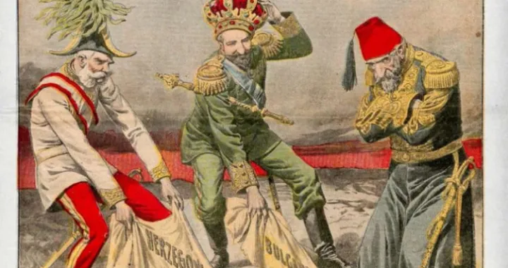 Aneksija BiH u karikaturi/