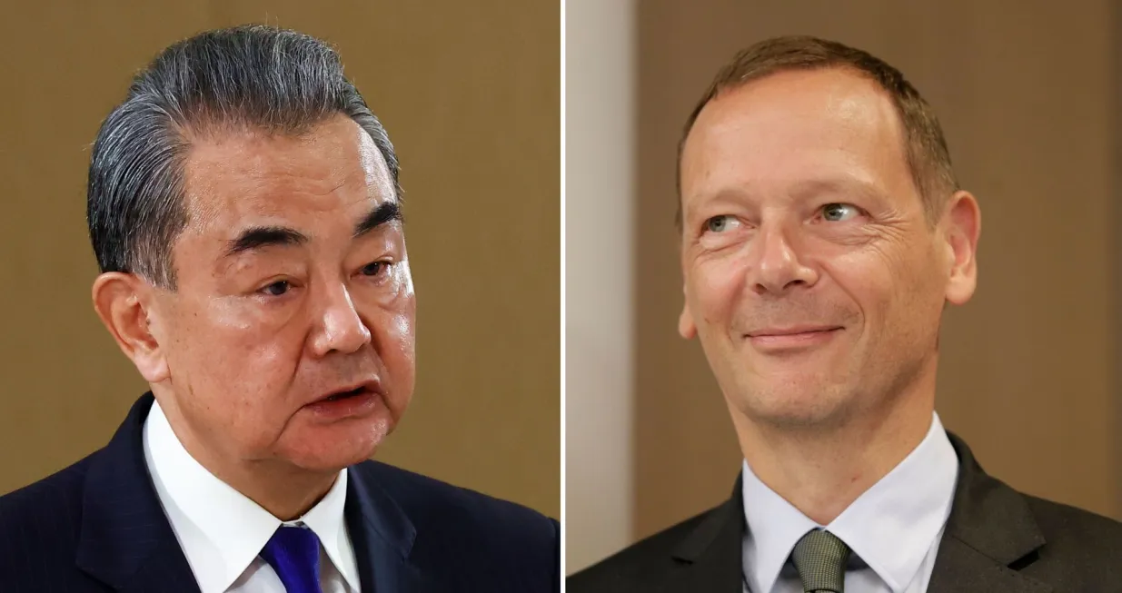 Wang Yi, Emmanuel Bonne/Epa