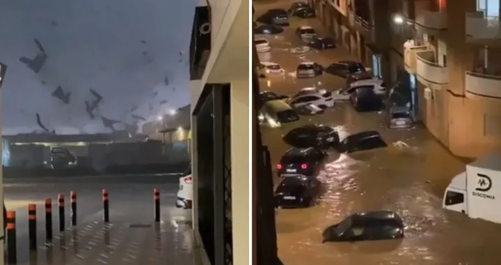 Tornado i poplave u Valenciji/X