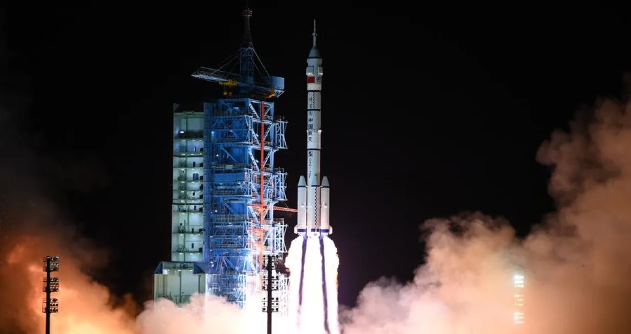 Centar za lansiranje satelita Jiukuan na sjeverozapadu Kine; Kina je lansirala svemirski brod Shenzhou-19/Kmg