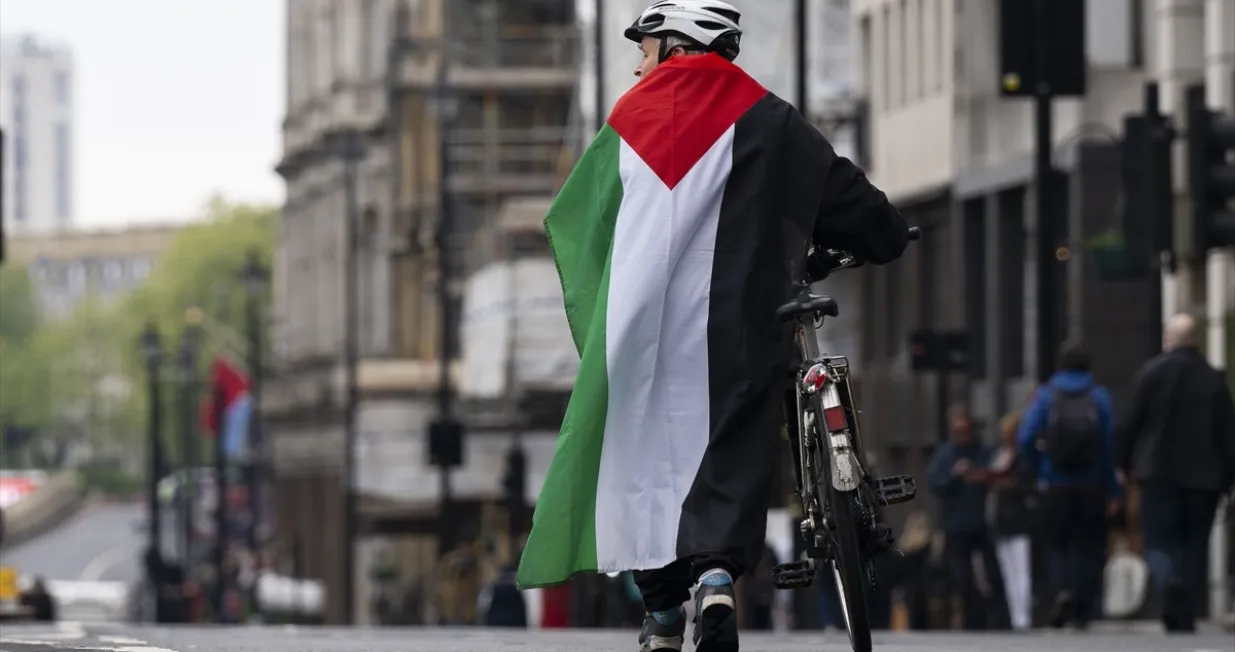 Propalestinski protesti u Londonu/Anadolija