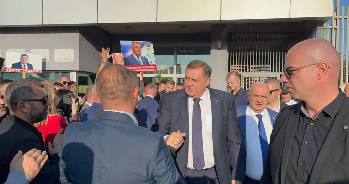 Milorad Dodik nakon ročišta u sudu BiH/Dženisa Zukančić/