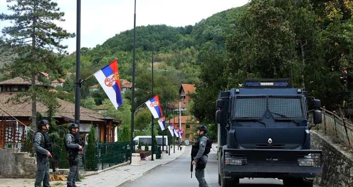 Kosovska policija je jučer oslobodila prilaze selu Banjska kod Zvečana/ANADOLIJA/