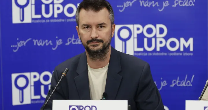 Dario Jovanović, projekt menadžer Koalicije "Pod lupom"/Fena